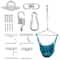 Ceiling Mount Kit for Hanging Chair with Chain & Swivel Hook